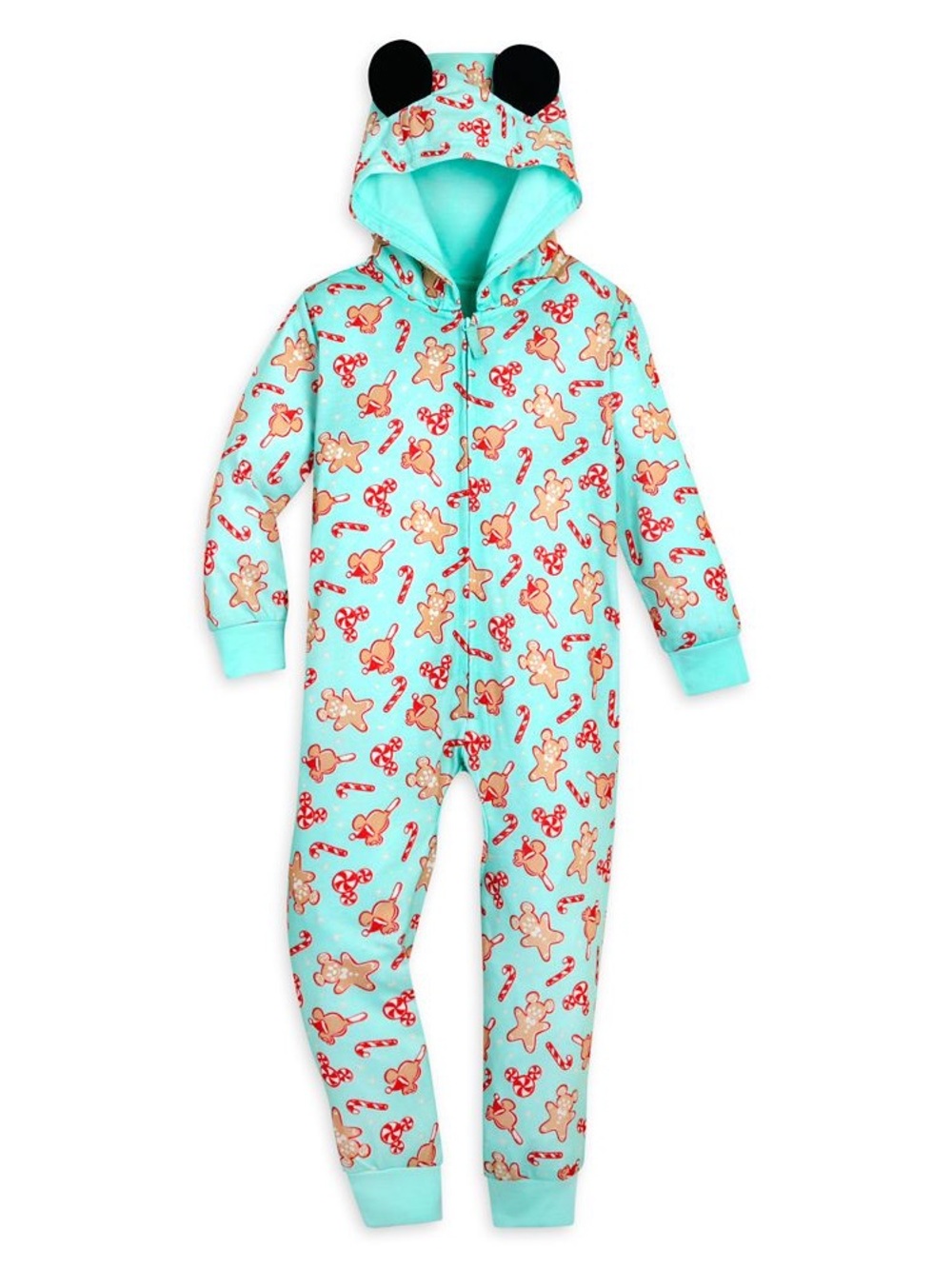 Disney Parks Onesie Pajama in Mickey Holiday Treats size 5/6